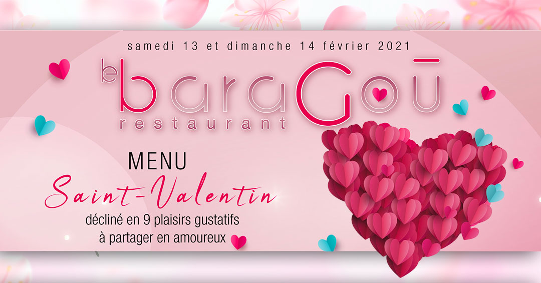 menu St Valentin Le BaraGou Marche en Famnenne