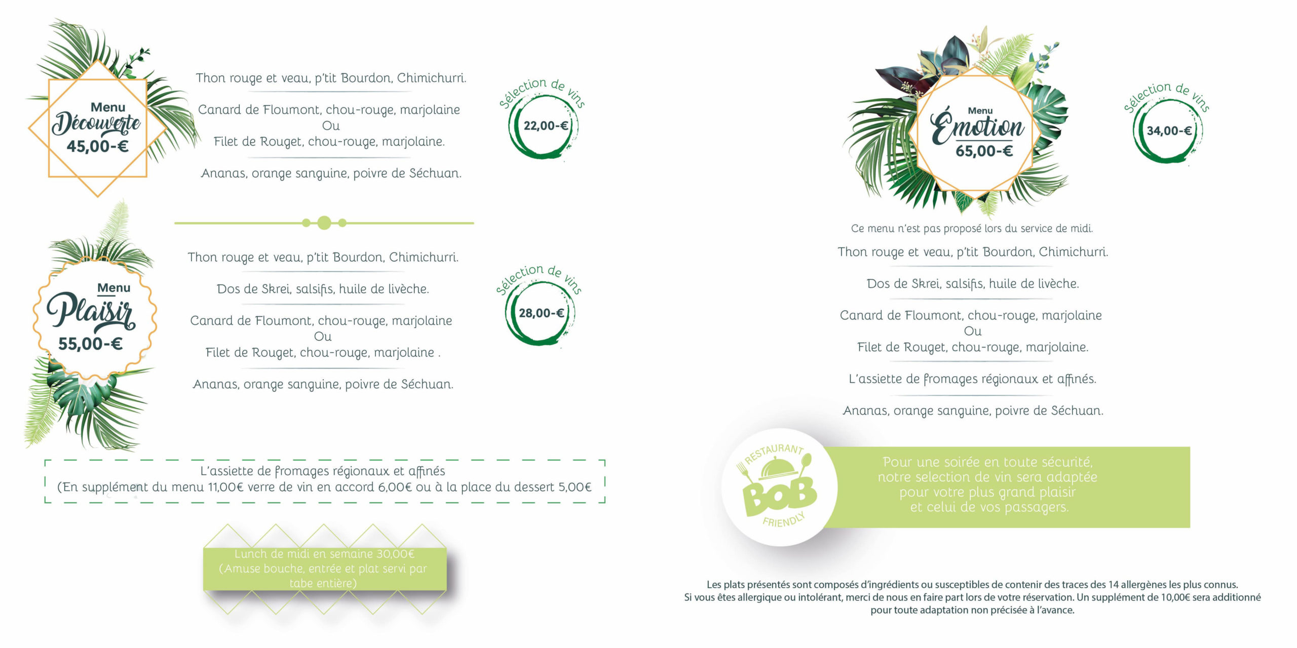 Menu le Baragoû